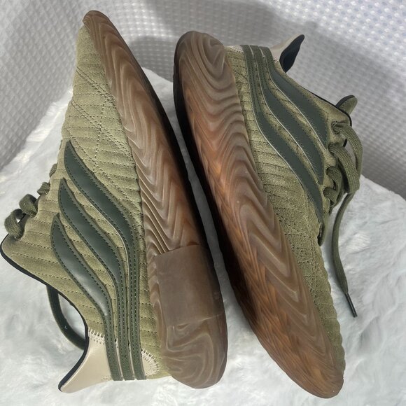 Adidas Sobakov 'Raw Khaki Cargo' in a suede upper with a rubber outsole Size 10 - Picture 5 of 9